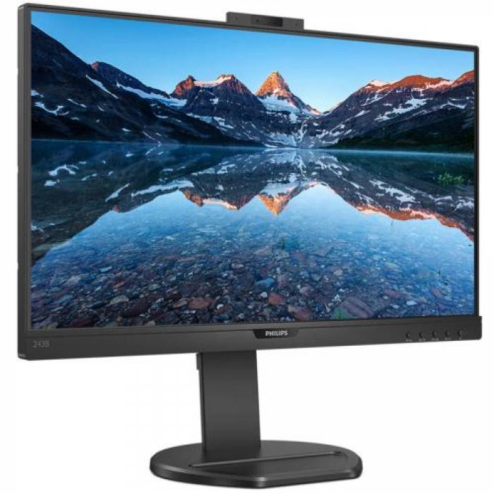 Monitor LED Philips 243B9H, 23.8inch, 1920x1080, 4ms, Black