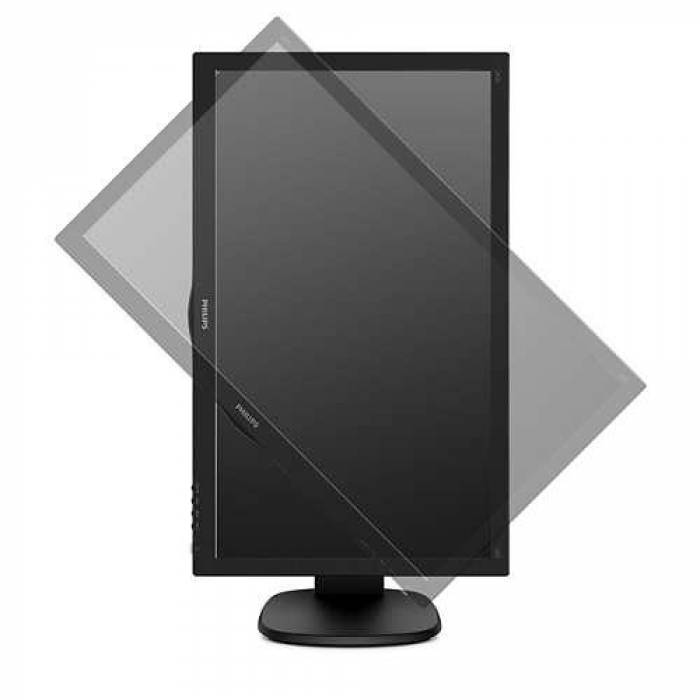 Monitor LED Philips 243S5LJMB, 23.6inch, 1920x1080, 1ms GTG, Black