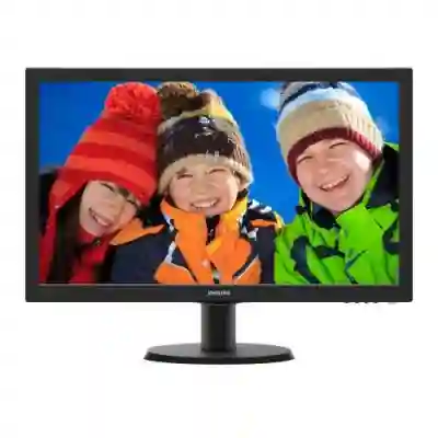 Monitor LED Philips 243V5LSB, 23.6inch, 1920x1080, 5ms, Black