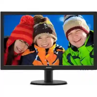 Monitor LED Philips 243V5QHABA, 23.6inch, 1920x1080, 8ms GTG, Black