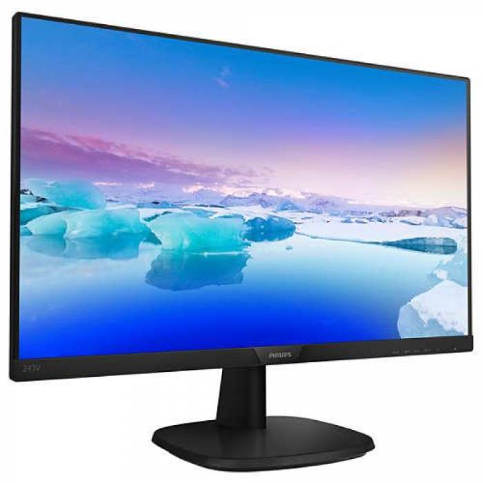 Monitor LED Philips 243V7QDAB/00, 23.8inch, 1920x1080, 5ms GTG, Black