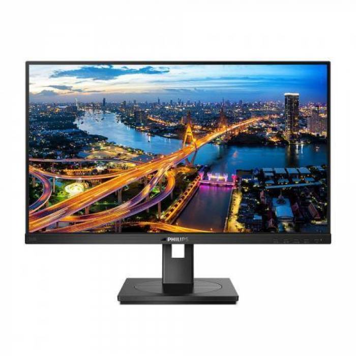 Monitor LED Philips 245B1, 23.8inch, 2560x1440, 4ms GTG, Black