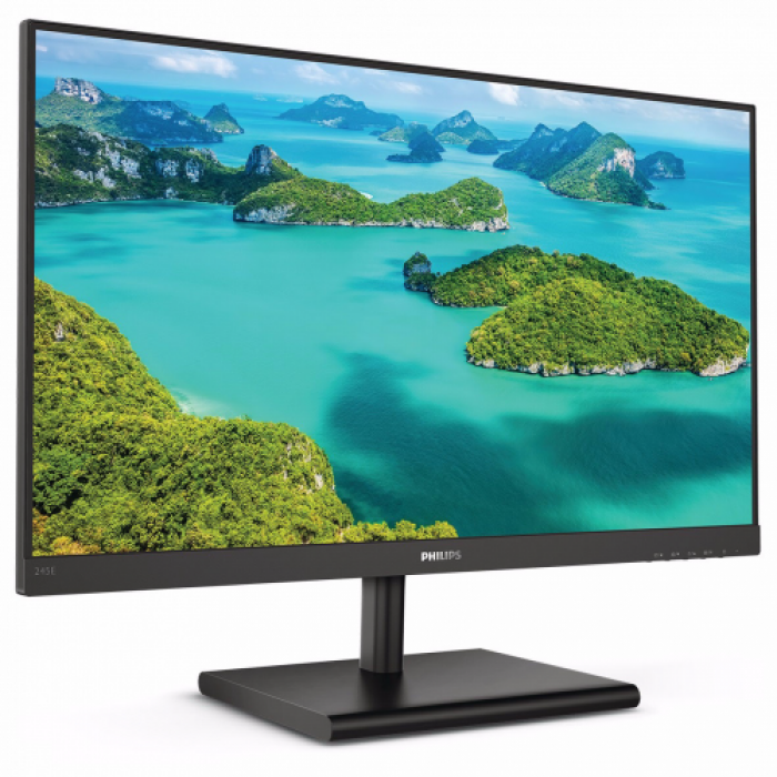 Monitor LED Philips 245E1S, 23.8inch, 2560x1440, 4ms GTG, Black