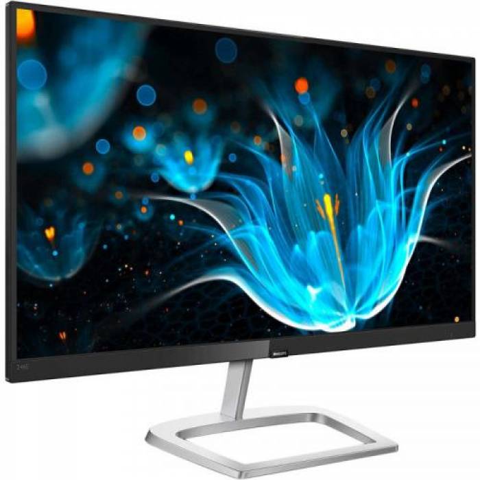 Monitor LED Philips 246E9QJAB, 23.8inch, 1920x1080, 5ms GTG, Black-Silver