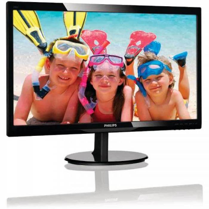 Monitor LED Philips 246V5LHAB, 24inch, 1920x1080, 1ms GTG, Black