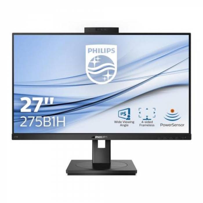 Monitor LED Philips 275B1H, 27inch, 2560x1440, 4ms, Black