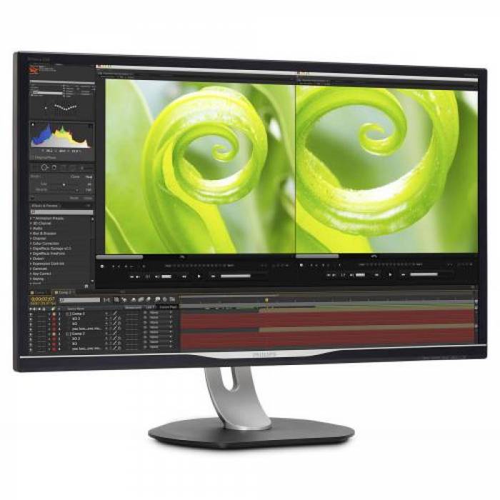 Monitor LED Philips 328P6VJEB, 31.5inch, 3840x2160, 4ms GTG, Black