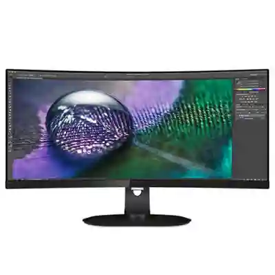 Monitor LED Philips 349P7FUBEB, 34inch, 3440x1440, 4ms GTG, Black, 