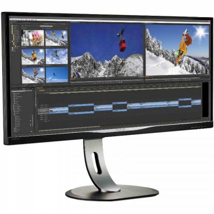 Monitor LED Philips BDM3470UP, 34inch, 3440x1440, 5ms GTG, Black