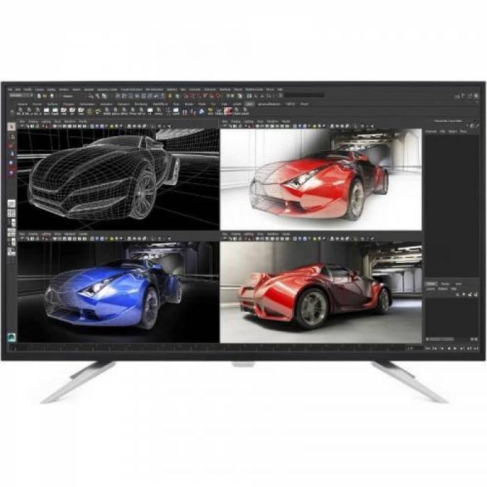 Monitor LED Philips BDM4350UC, 42.5inch, 3840x2160, 5ms GTG, Black-Silver