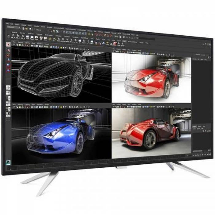 Monitor LED Philips BDM4350UC, 42.5inch, 3840x2160, 5ms GTG, Black-Silver