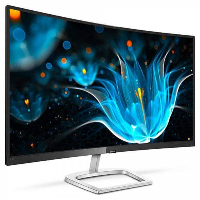 Monitor LED Philips Curbat 328E9FJAB, 31.5inch, 2560x1440, 5ms GTG, Black-Silver