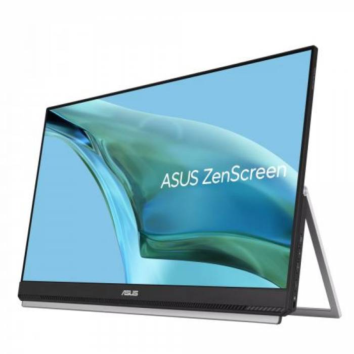 Monitor LED Portabil ASUS ZenScreen MB249C, 23.8inch, 1920x1080, 5ms GTG, Black