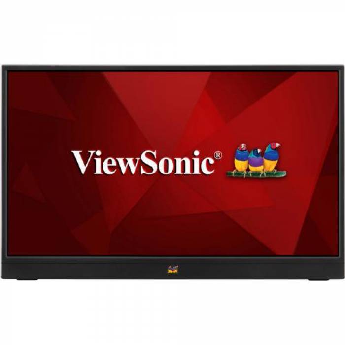 Monitor LED Portabil Viewsonic VA1655, 16inch, 1920x1080, 7ms GTG, Black