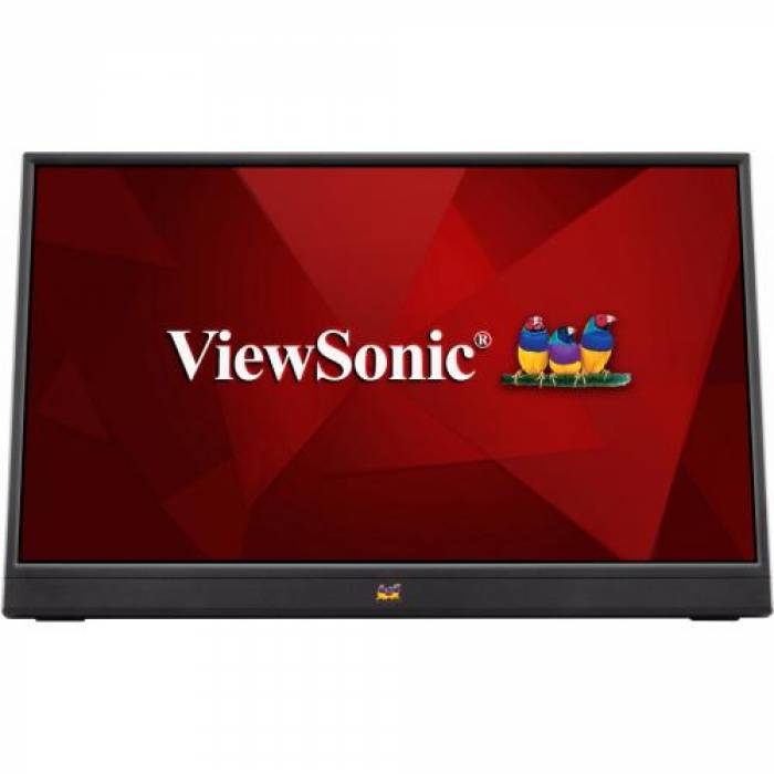 Monitor LED Portabil Viewsonic VA1655, 16inch, 1920x1080, 7ms GTG, Black