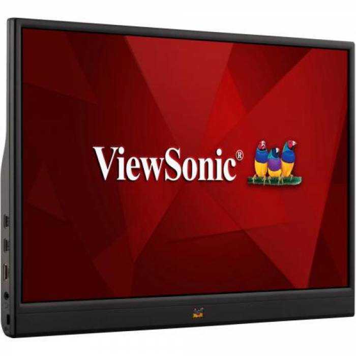 Monitor LED Portabil Viewsonic VA1655, 16inch, 1920x1080, 7ms GTG, Black