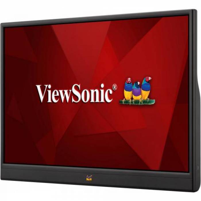 Monitor LED Portabil Viewsonic VA1655, 16inch, 1920x1080, 7ms GTG, Black