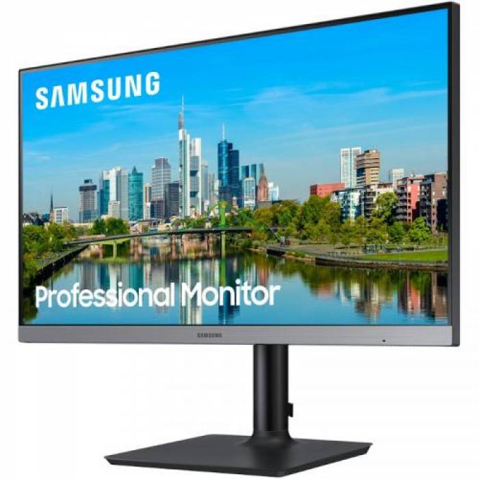 Monitor LED Samsung LF24T650FYUXEN, 24inch, 1920x1080, 5ms, Black