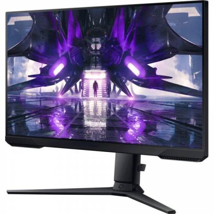 Monitor LED Samsung Odyssey G3 LS24AG300NUXEN, 24inch, 1920x1080, 1ms, Black