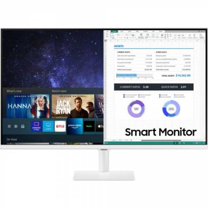 Monitor LED Samsung Smart M5 S32BM501, 32inch, 1920x1080, 8ms GTG, White