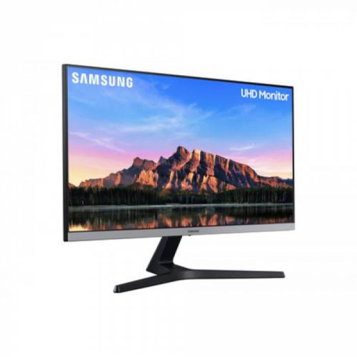 Monitor LED Samsung UR55 LU28R550UQPXEN, 28inch, 3840x2160, 4ms GTG, Black