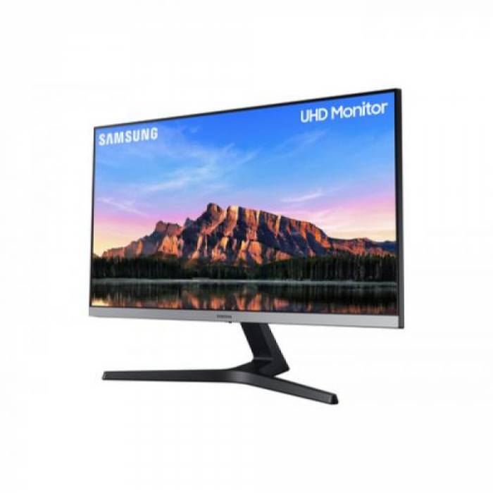 Monitor LED Samsung UR55 LU28R550UQPXEN, 28inch, 3840x2160, 4ms GTG, Black