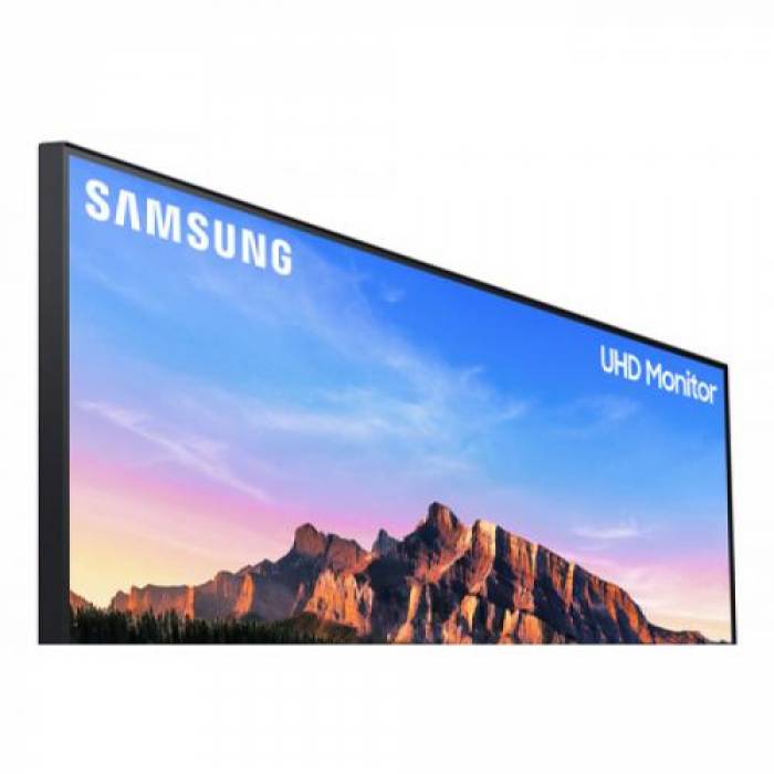 Monitor LED Samsung UR55 LU28R550UQPXEN, 28inch, 3840x2160, 4ms GTG, Black