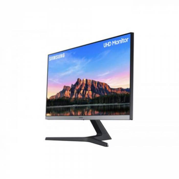 Monitor LED Samsung UR55 LU28R550UQPXEN, 28inch, 3840x2160, 4ms GTG, Black