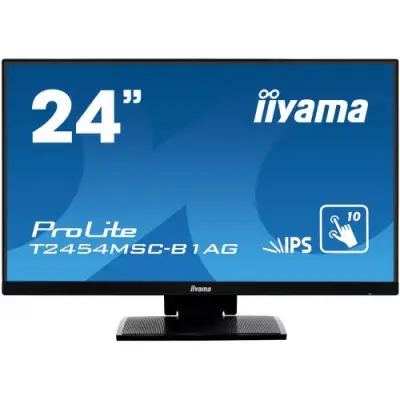 Monitor LED Touchscreen Iiyama T2454MSC-B1AG, 23.8inch, 1920x1080, 4ms, Black
