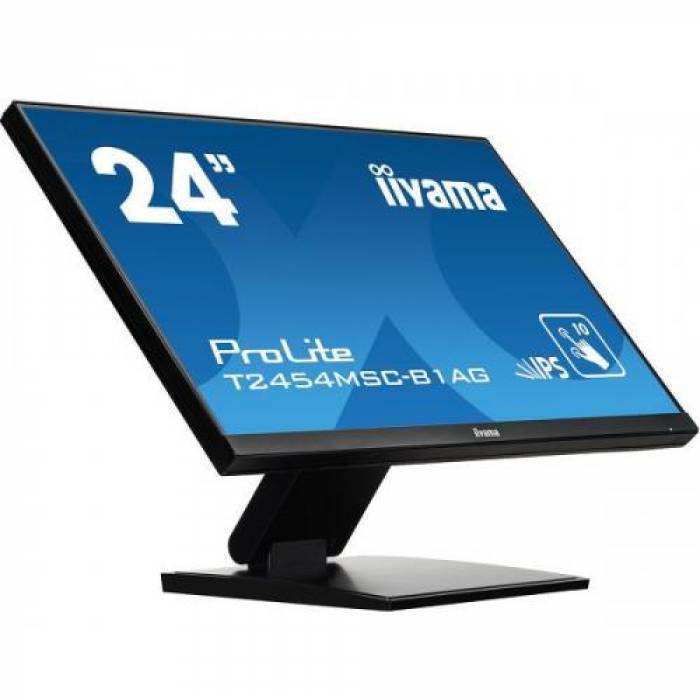 Monitor LED Touchscreen IIyama T2754MSC-B1AG, 27inch, 1920x1080, 4ms, Black