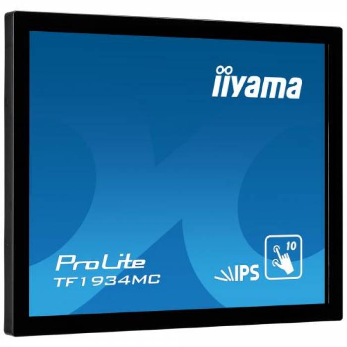 Monitor LED Touchscreen Iiyama TF1934MC-B7X, 19inch, 1280x1024, 14ms, Black