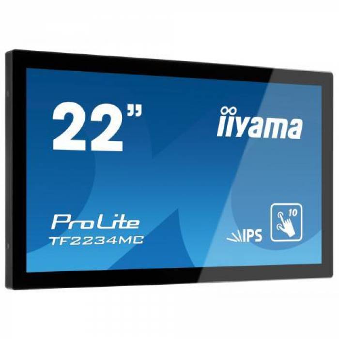 Monitor LED Touchscreen IIyama TF2234MC-B7X, 21.5inch, 1920x1080, 8ms, Black