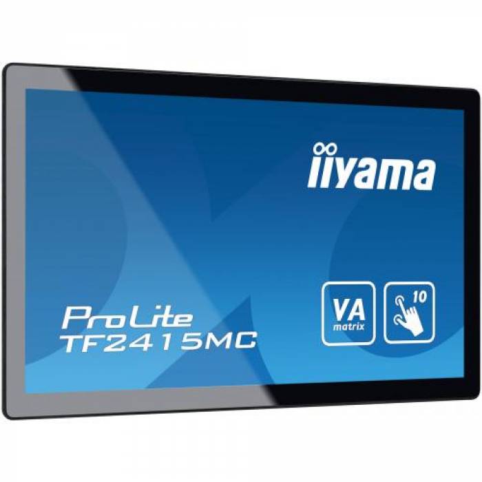 Monitor LED Touchscreen IIyama TF2415MC-B2, 23.8inch, 1920x1080, 16ms, Black