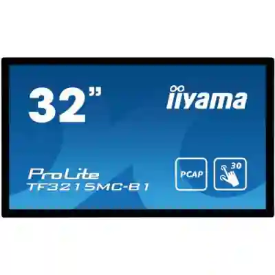 Monitor LED Touchscreen IIyama TF3215MC-B1, 31.5inch, 1920x1080, 8ms, Black