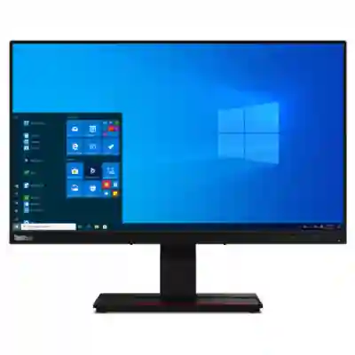 Monitor LED Touchscreen Lenovo ThinkVision T24t-20, 23.8 inch, 1920x1080, 4ms, Black