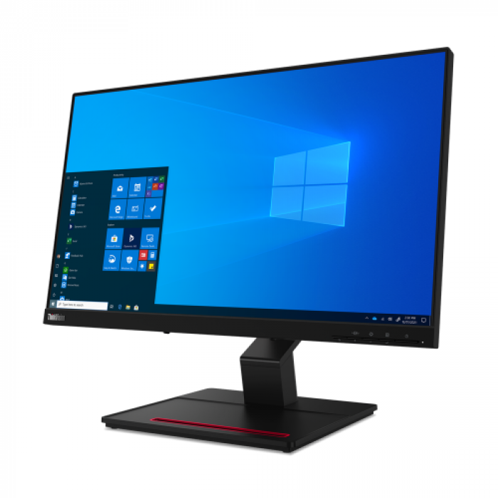 Monitor LED Touchscreen Lenovo ThinkVision T24t-20, 23.8 inch, 1920x1080, 4ms, Black