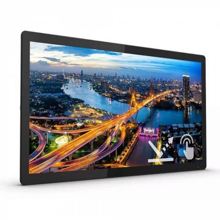 Monitor LED Touchscreen Philips 222B1TFL, 21.5inch, 1920x1080, 4 ms GTG, Black