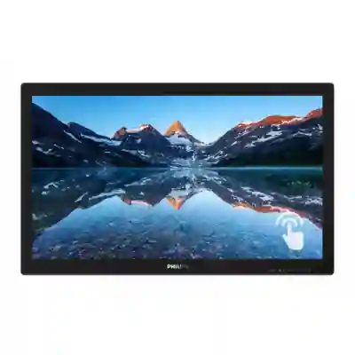 Monitor LED Touchscreen Philips 222B9TN, 21.5inch, 1920x1080, 1ms, Black