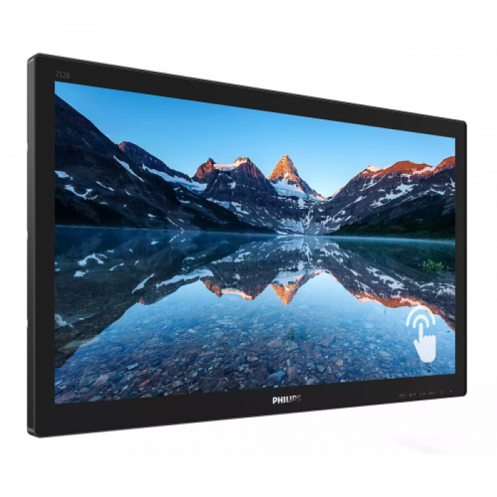 Monitor LED Touchscreen Philips 222B9TN, 21.5inch, 1920x1080, 1ms, Black