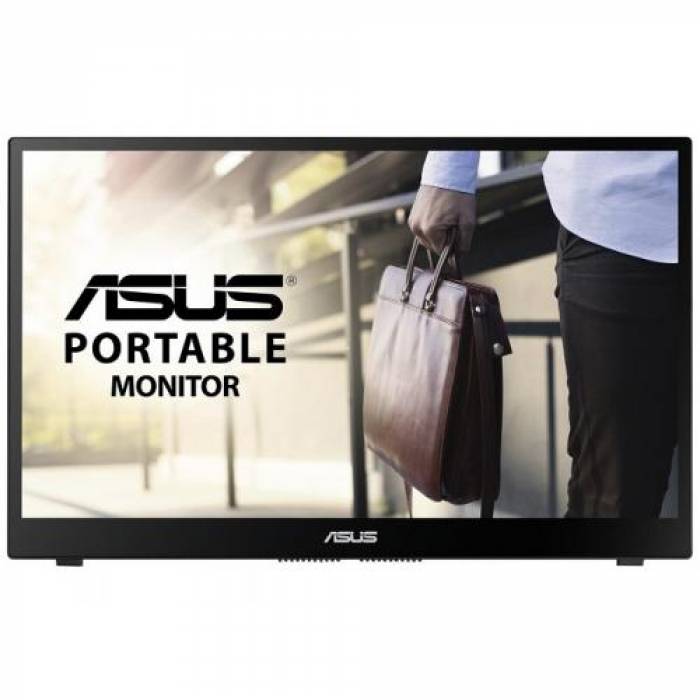 Monitor LED Touchscreen Portabil ASUS MB14AHD, 14inch, 1920x1080, 5ms GTG, Black