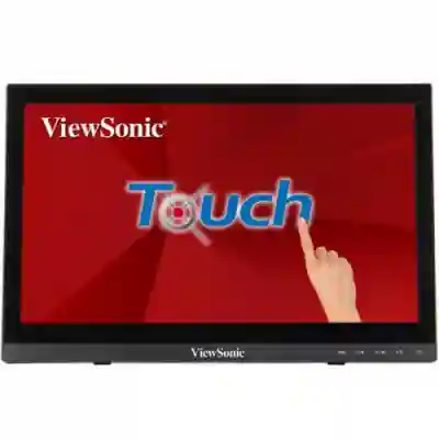 Monitor LED Touchscreen VIewSonic TD1630-3, 15.6inch, 1366x768, 12ms, Black