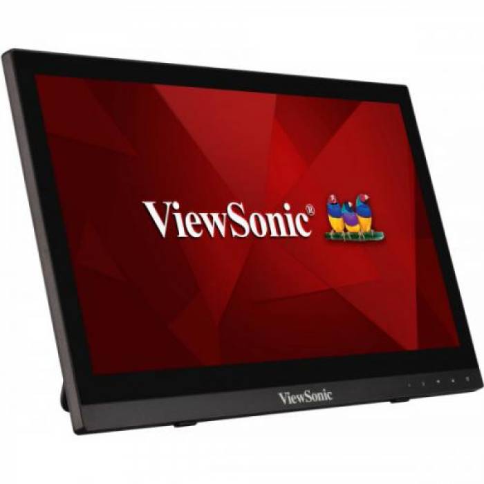 Monitor LED Touchscreen VIewSonic TD1630-3, 15.6inch, 1366x768, 12ms, Black