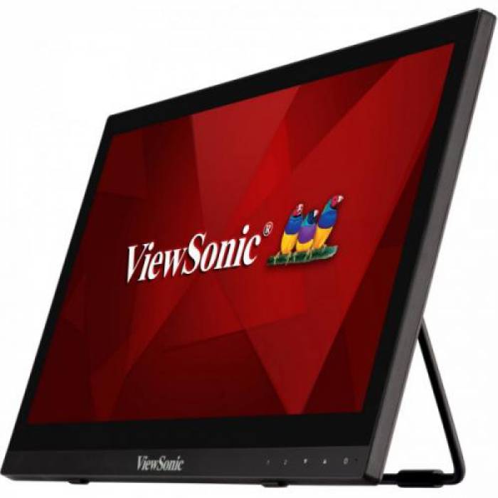 Monitor LED Touchscreen VIewSonic TD1630-3, 15.6inch, 1366x768, 12ms, Black