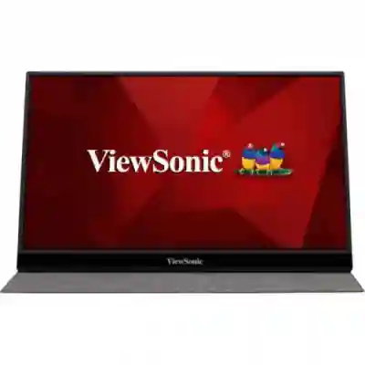 Monitor LED Touchscreen ViewSonic TD1655, 15.6inch, 1920x1080, 6.5ms, Black-Gray