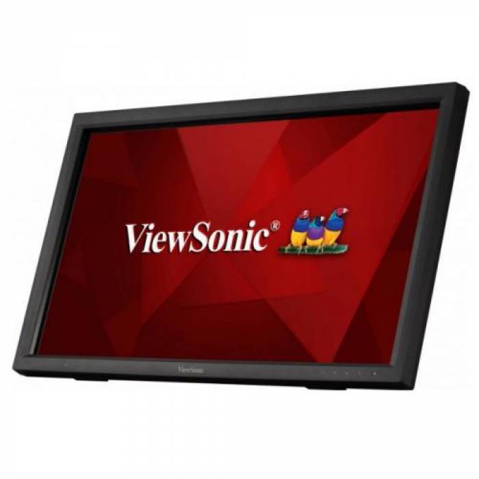 Monitor LED Touchscreen Viewsonic TD2423, 24inch, 1920x1080, 7ms, Black