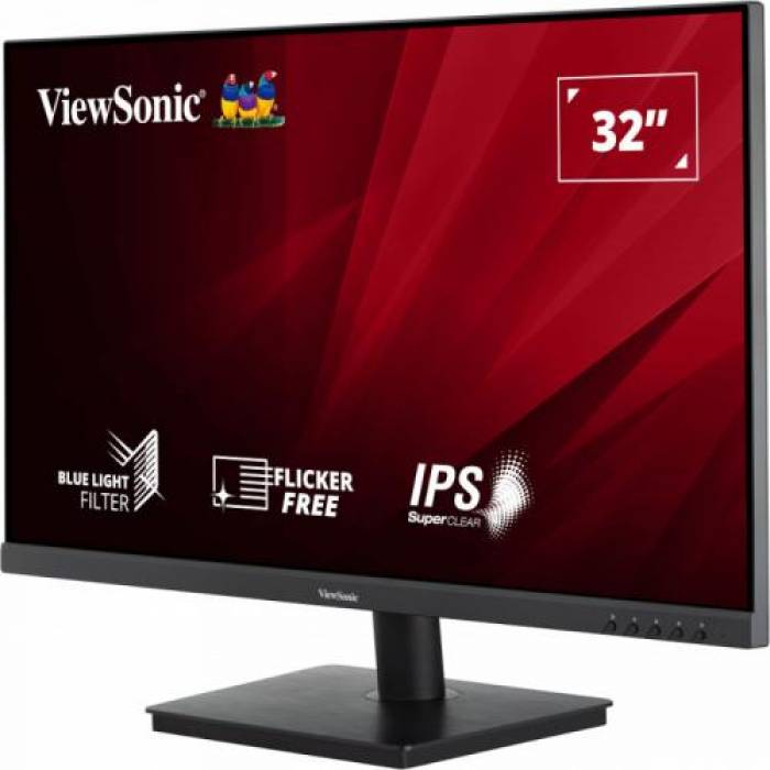 Monitor LED Viewsonic VA3209-2K-MHD, 31.5inch, 2560x1440, 4ms GTG, Black