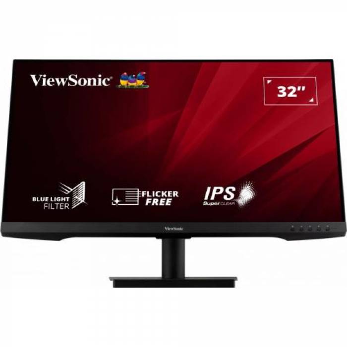 Monitor LED Viewsonic VA3209-MH, 31.5inch, 1920x1080, 4ms GTG, Black