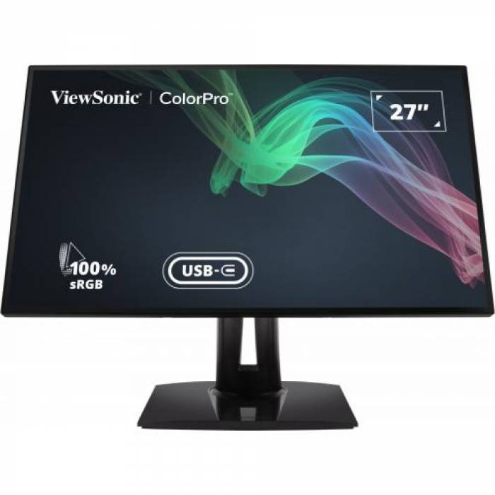 Monitor LED ViewSonic VP2768A-4K, 27inch, 3840x2160, 6ms, Black