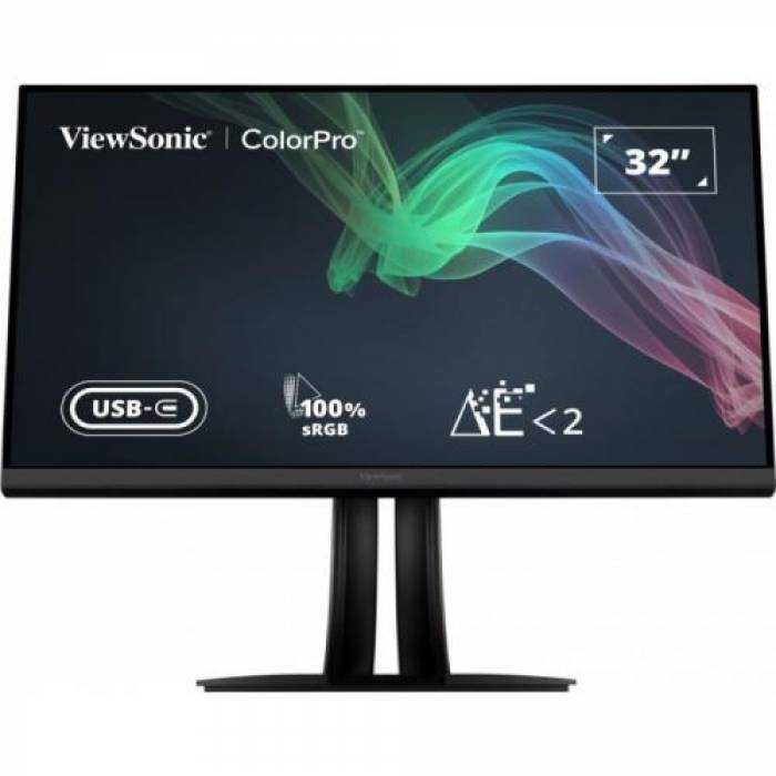 Monitor LED Viewsonic VP3256-4K, 32inch, 3840x2160, 5ms GTG, Black