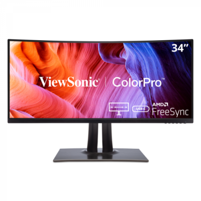 Monitor LED Viewsonic VP3481A, 34inch, 3440x1440, 5ms, Black